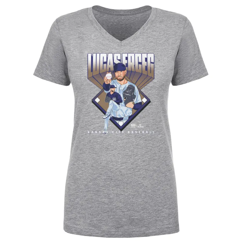 Lucas Erceg Kansas City Baseball Diamond WHT sold by 500 Level