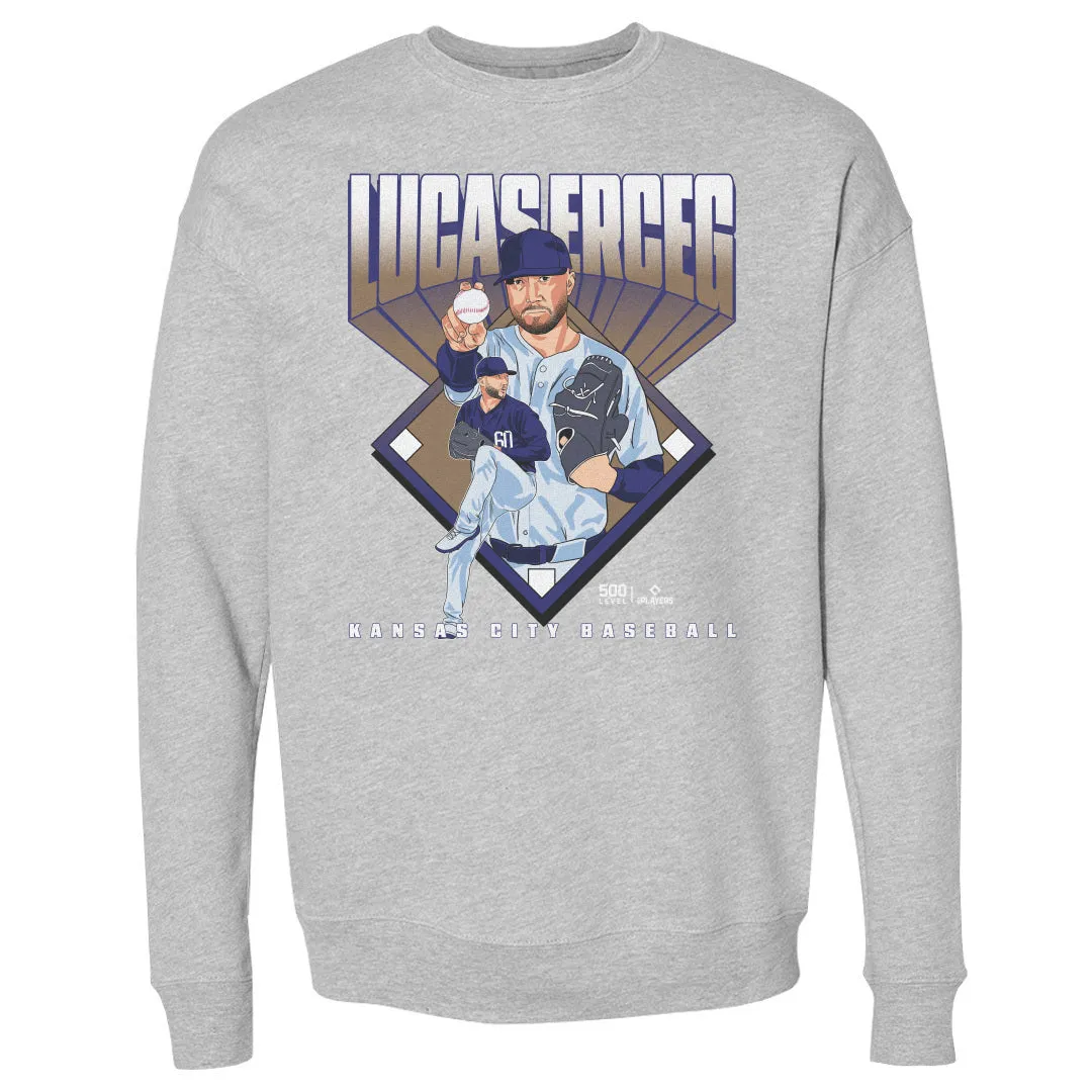 Lucas Erceg Kansas City Baseball Diamond WHT sold by 500 Level