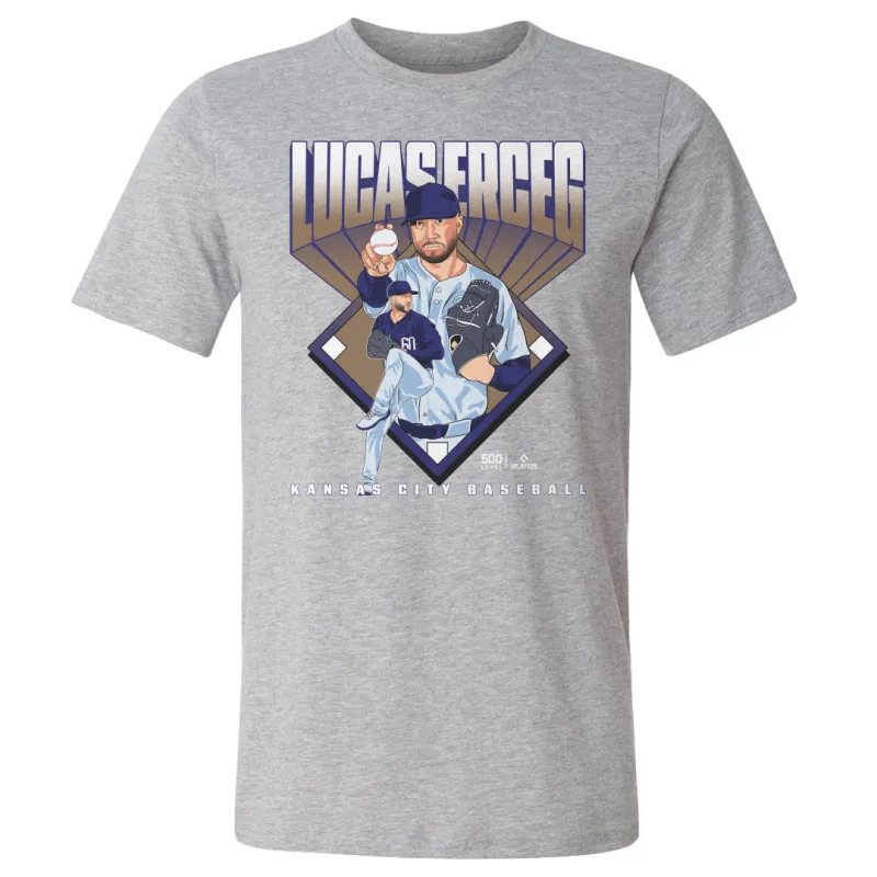 Lucas Erceg Kansas City Baseball Diamond WHT sold by 500 Level