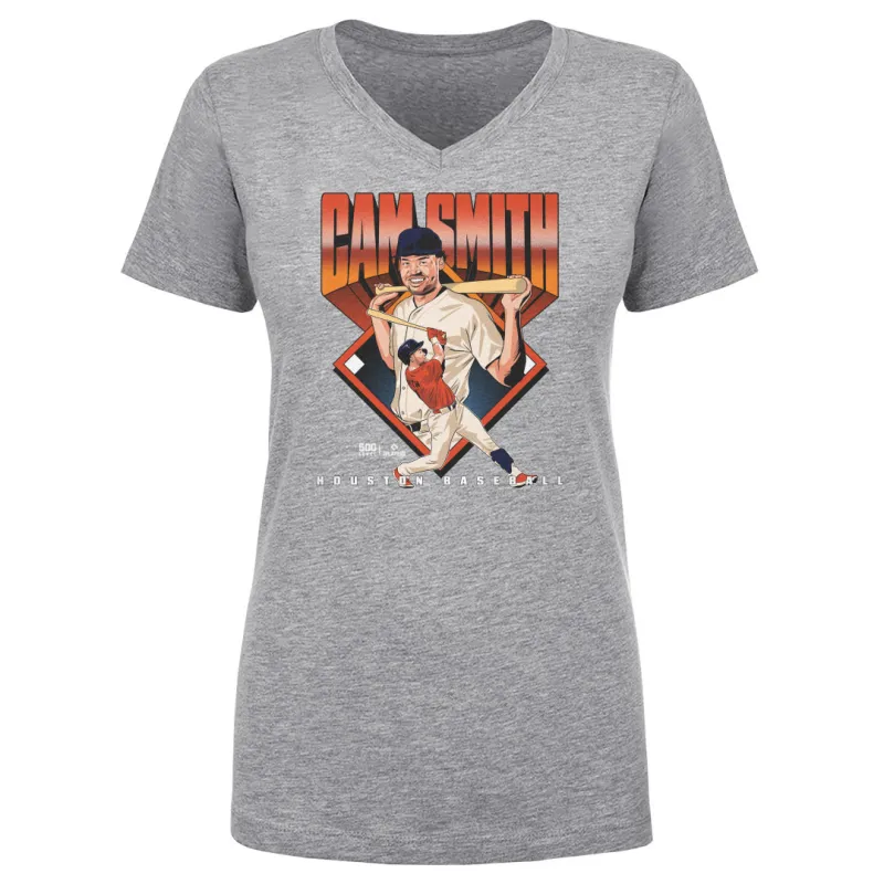 Cam Smith Houston Baseball Diamond WHT sold by 500 Level
