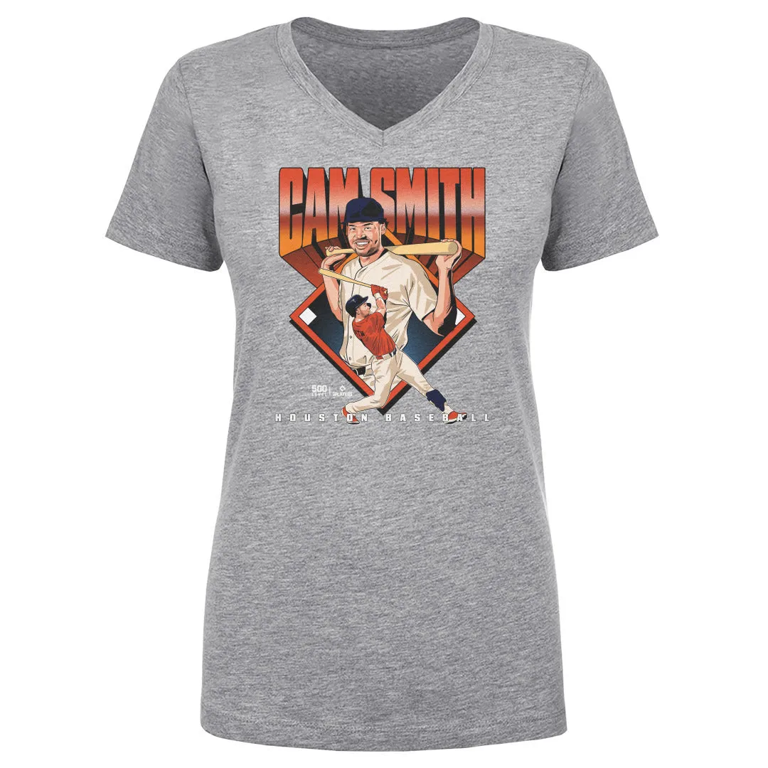 Cam Smith Houston Baseball Diamond WHT sold by 500 Level
