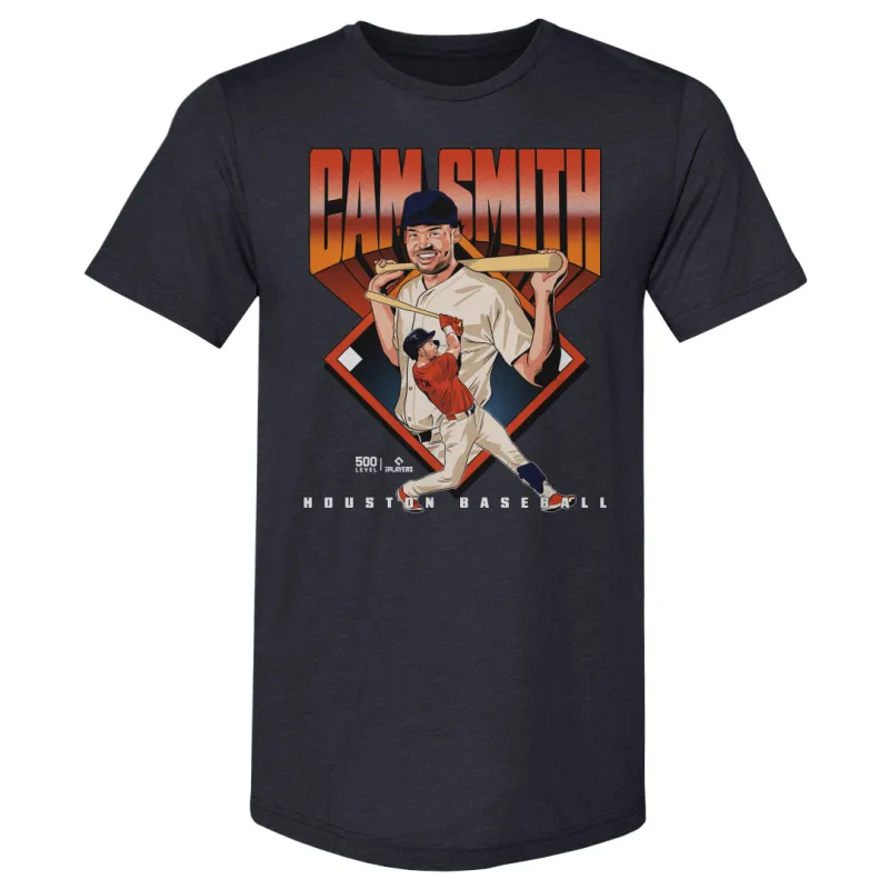 Cam Smith Houston Baseball Diamond WHT sold by 500 Level