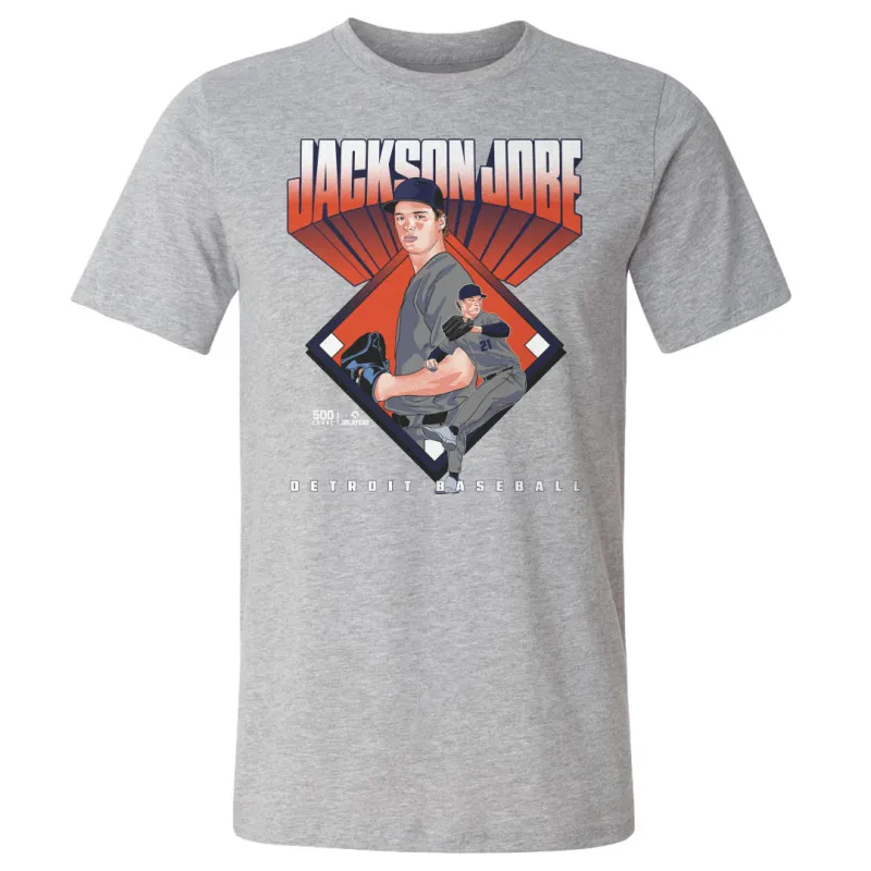 Jackson Jobe Detroit Baseball Diamond WHT sold by 500 Level