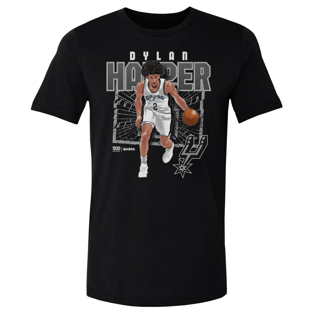 Dylan Harper San Antonio Spurs Shattered WHT sold by 500 Level