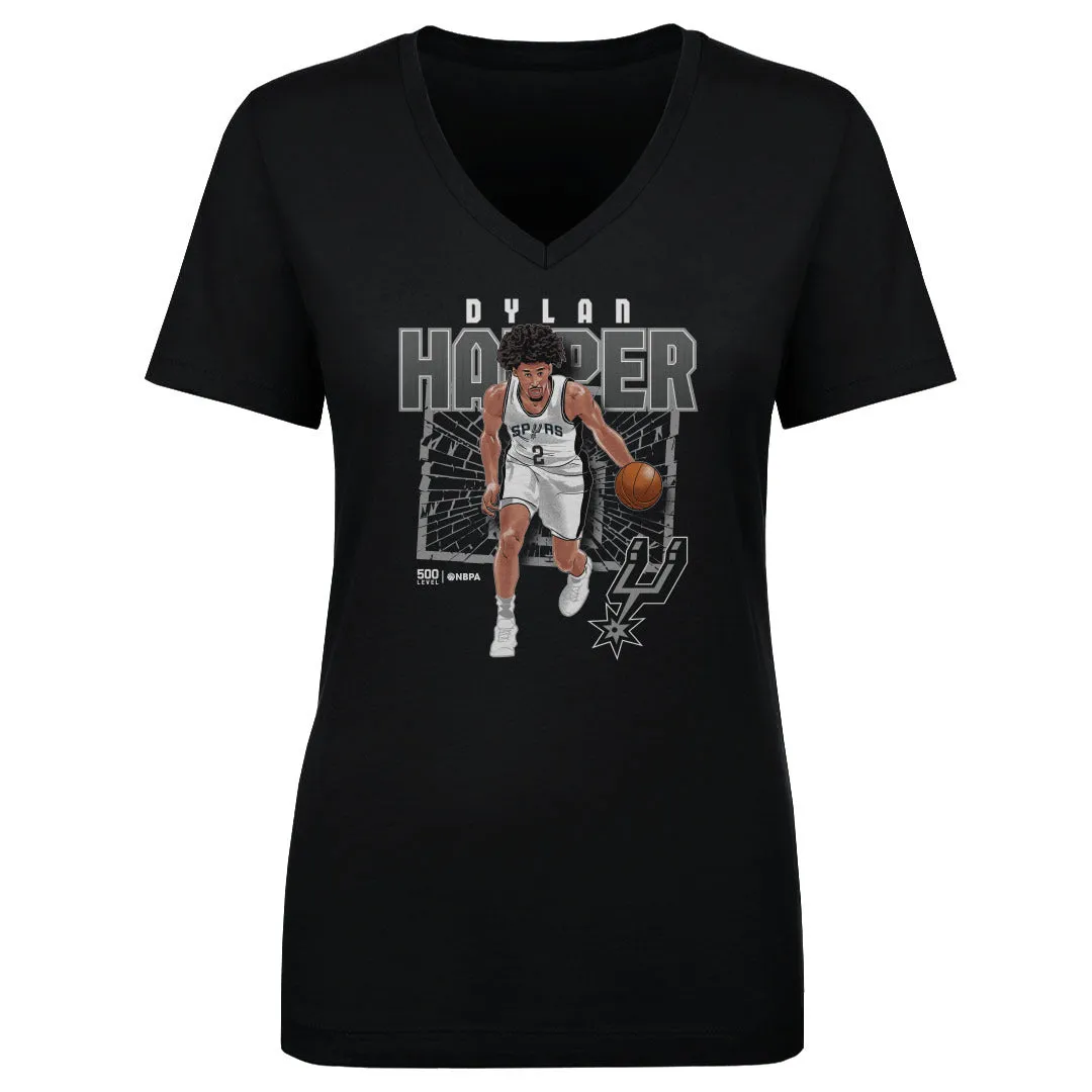 Dylan Harper San Antonio Spurs Shattered WHT sold by 500 Level