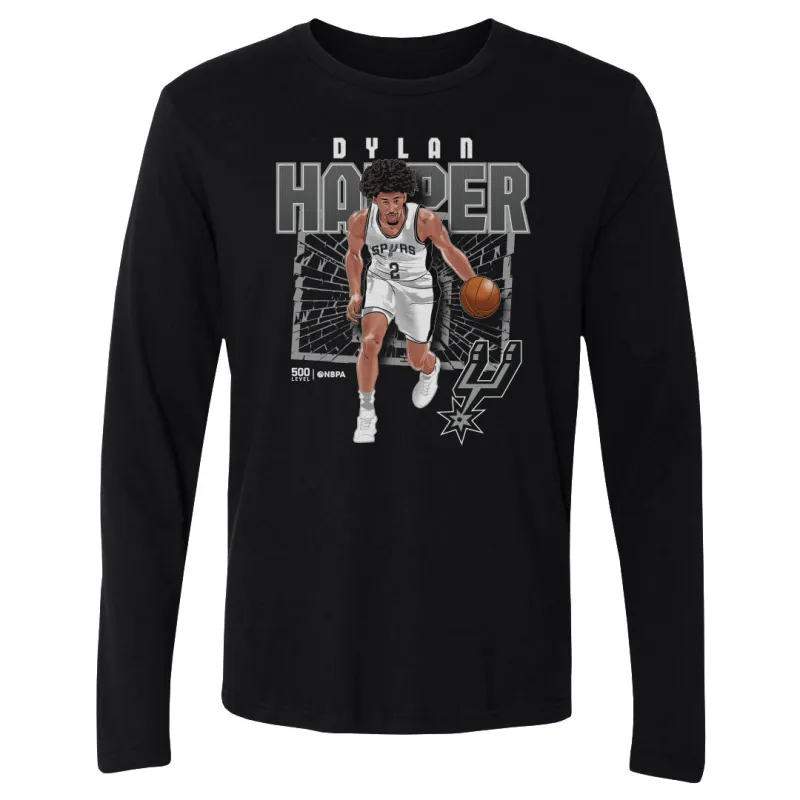 Dylan Harper San Antonio Spurs Shattered WHT sold by 500 Level