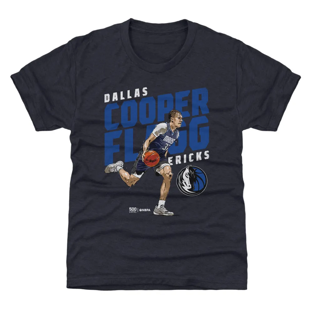 Cooper Flagg Dallas Mavericks Slant WHT sold by 500 Level
