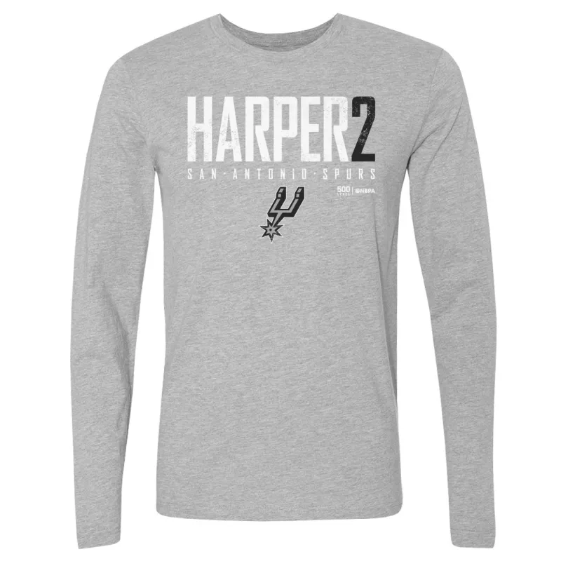 Dylan Harper San Antonio Spurs Elite WHT sold by 500 Level