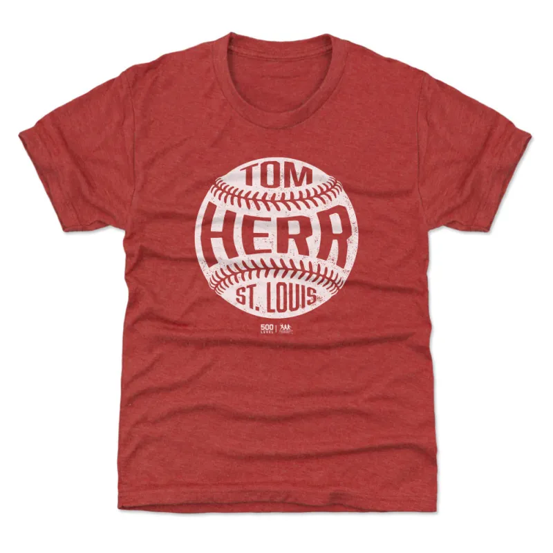 Tom Herr St. Louis Vintage Baseball WHT sold by 500 Level