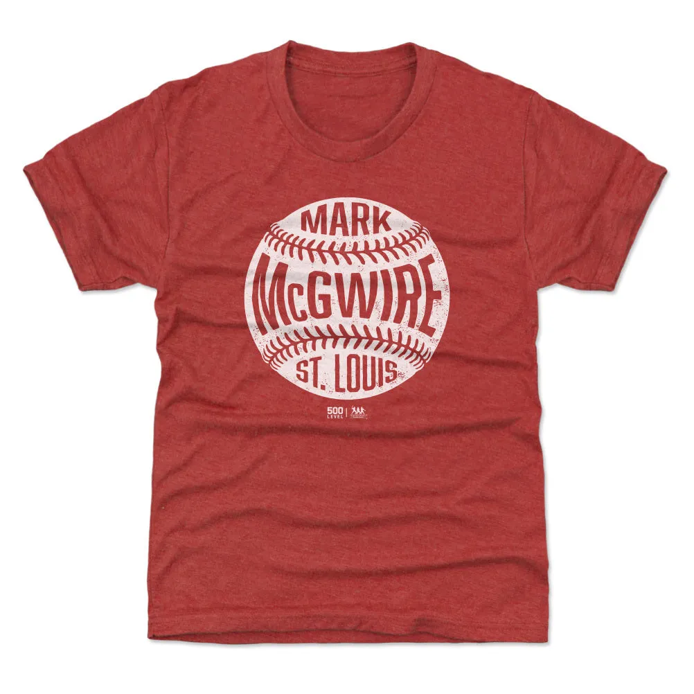 Mark McGwire St. Louis Vintage Baseball WHT sold by 500 Level