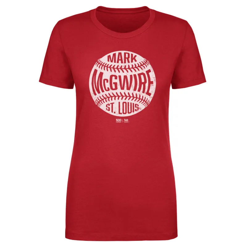 Mark McGwire St. Louis Vintage Baseball WHT sold by 500 Level