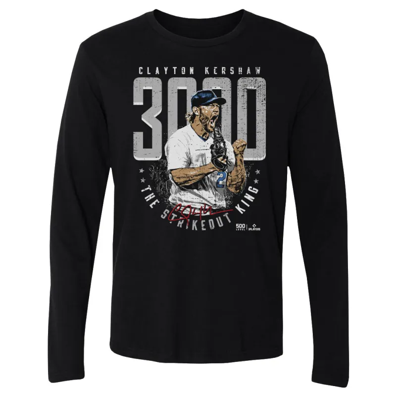 Clayton Kershaw Los Angeles D 3000K Strikeout King WHT sold by 500 Level