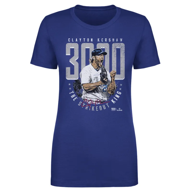 Clayton Kershaw Los Angeles D 3000K Strikeout King WHT sold by 500 Level