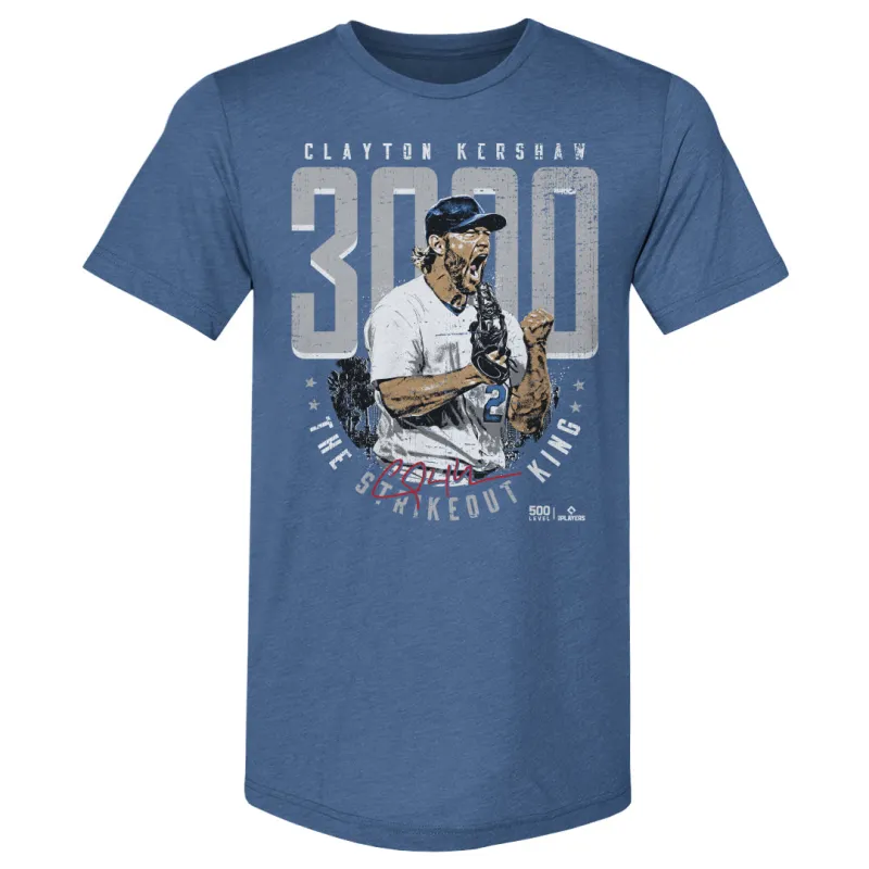 Clayton Kershaw Los Angeles D 3000K Strikeout King WHT sold by 500 Level