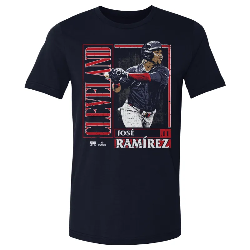 Jose Ramirez Cleveland Card Style WHT made by 500 Level