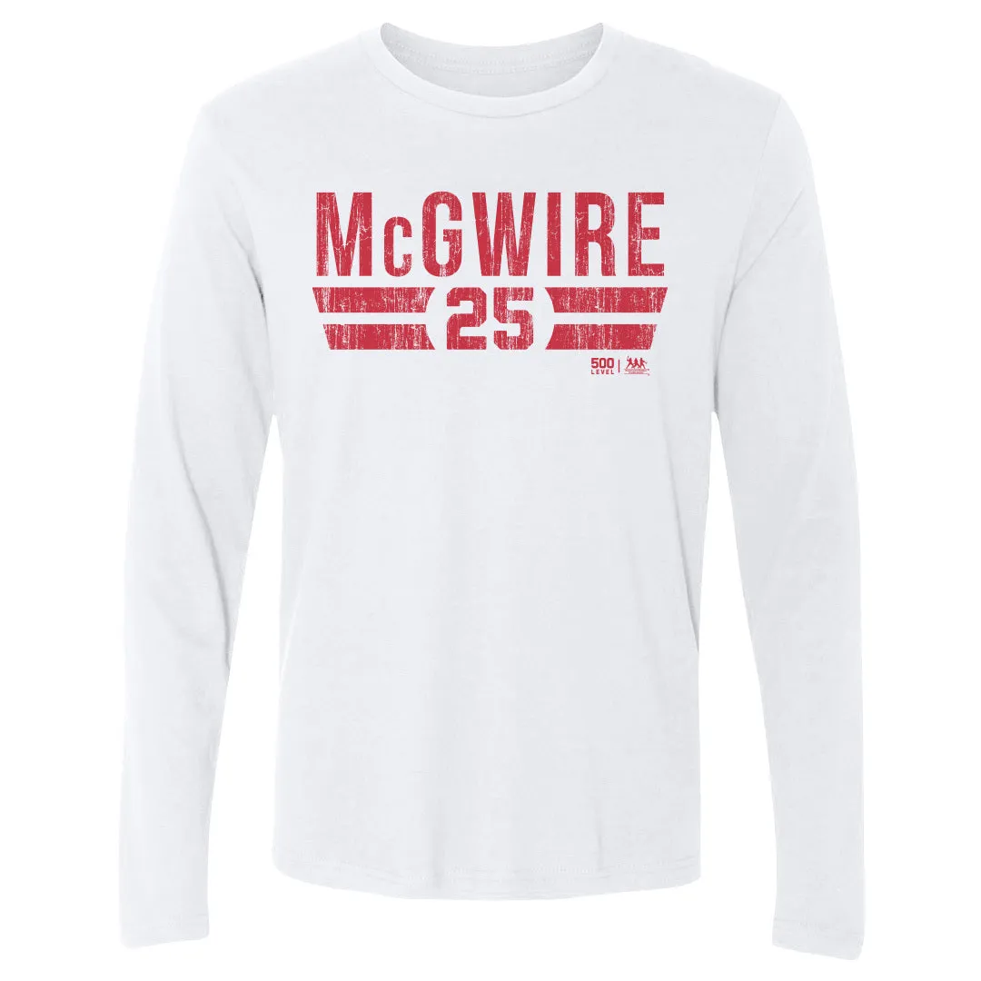 Mark McGwire St. Louis Font sold by 500 Level