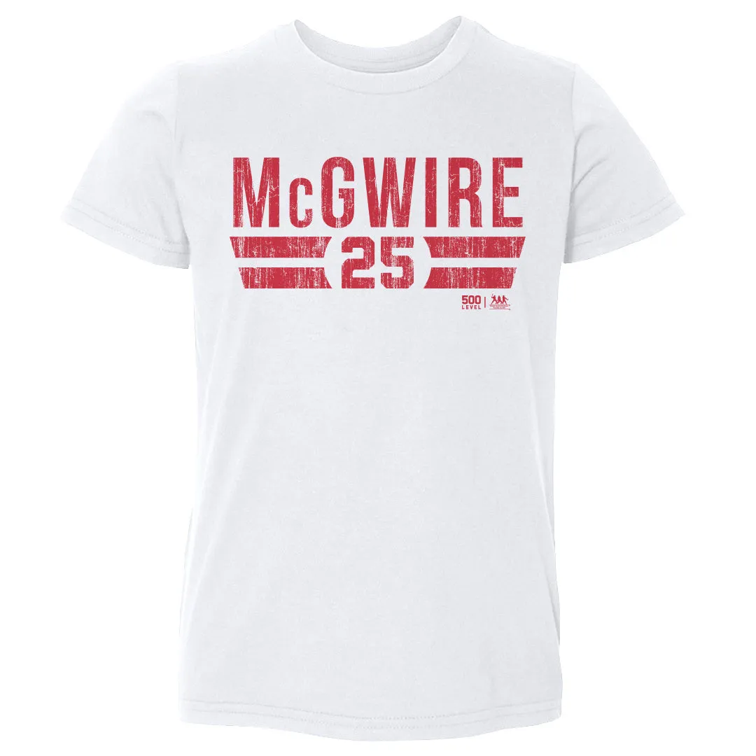 Mark McGwire St. Louis Font sold by 500 Level