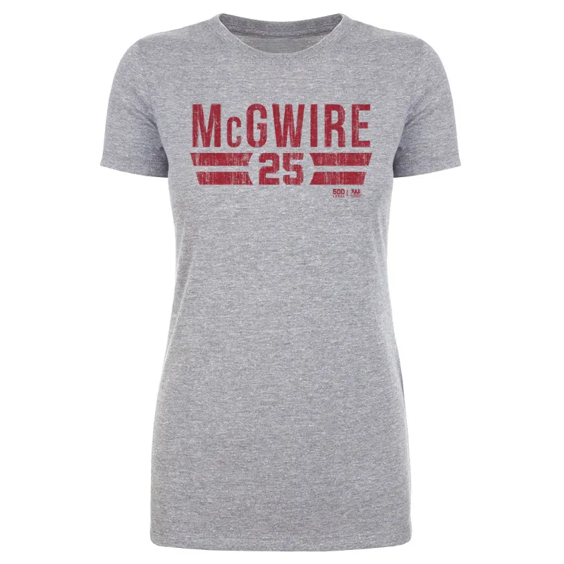 Mark McGwire St. Louis Font sold by 500 Level