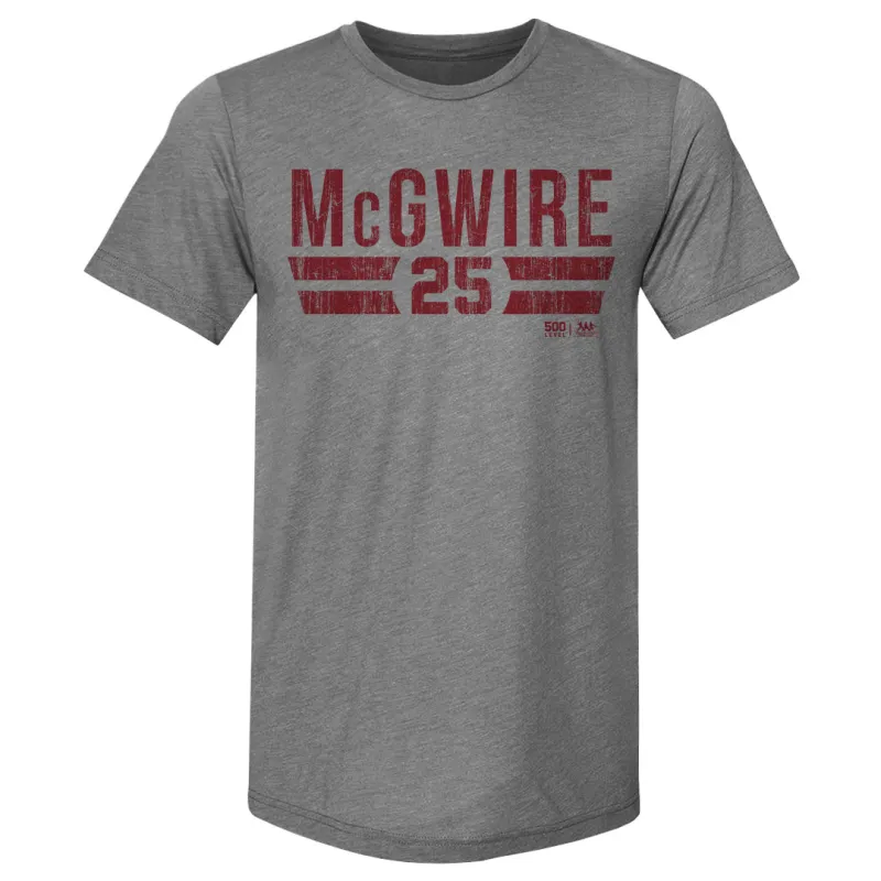 Mark McGwire St. Louis Font sold by 500 Level