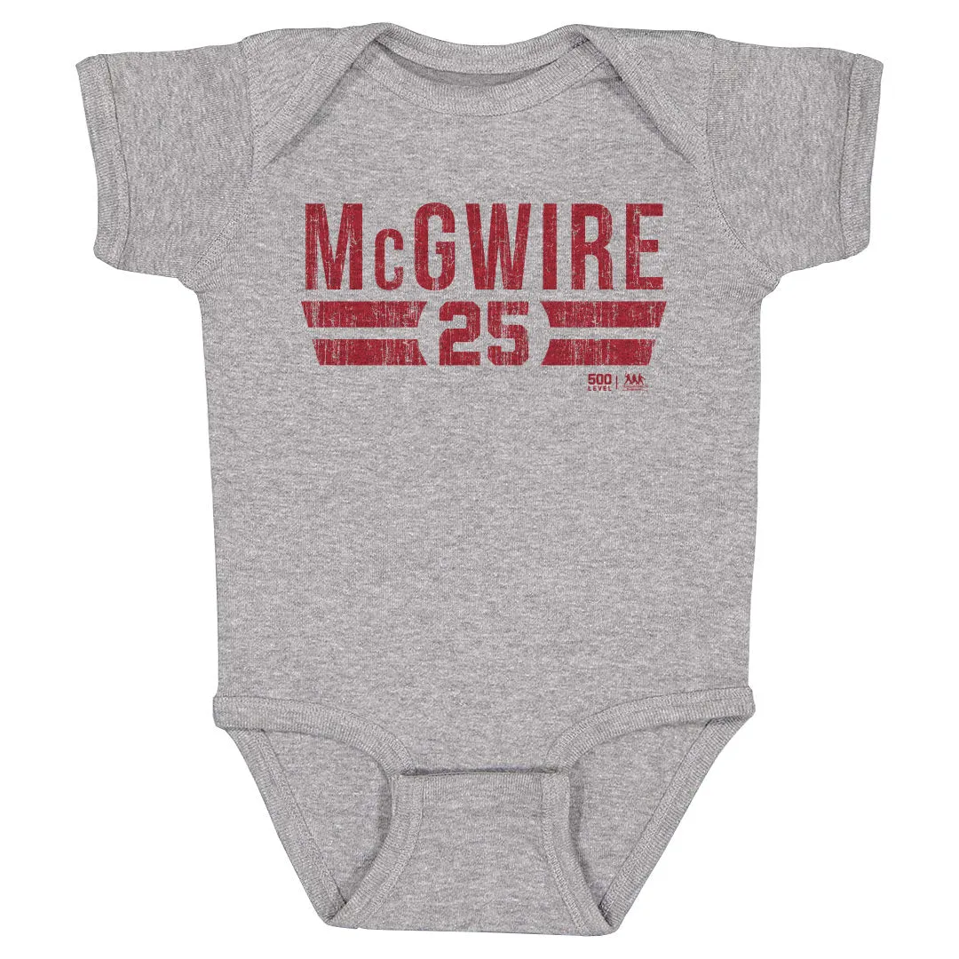 Mark McGwire St. Louis Font sold by 500 Level