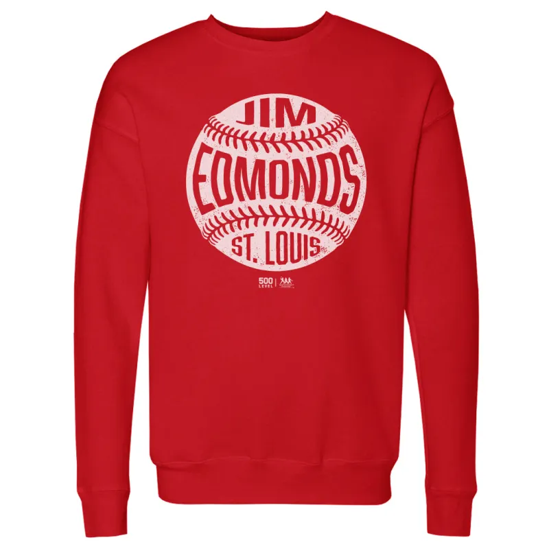 Jim Edmonds St. Louis Vintage Baseball WHT sold by 500 Level