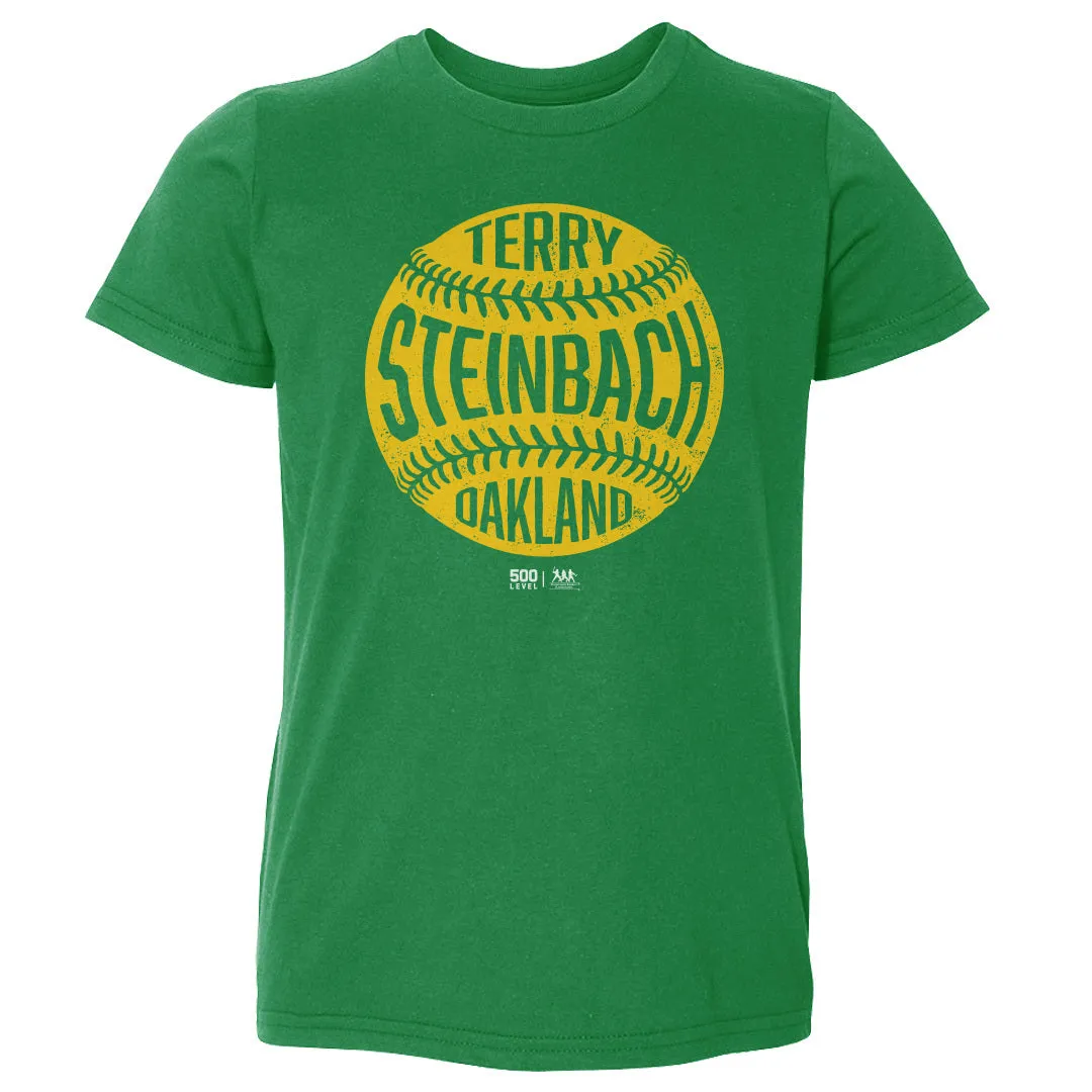 Terry Steinbach Oakland Vintage Baseball WHT sold by 500 Level