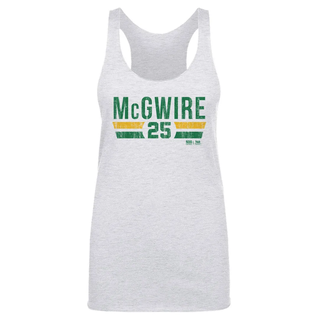 Mark McGwire Oakland Font sold by 500 Level