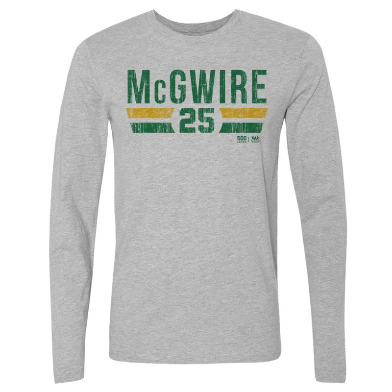Mark McGwire Oakland Font sold by 500 Level