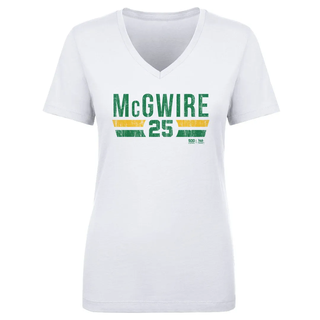Mark McGwire Oakland Font sold by 500 Level