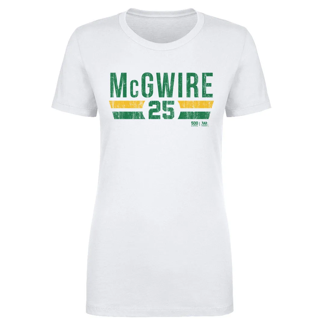 Mark McGwire Oakland Font sold by 500 Level product image thumbnail 2