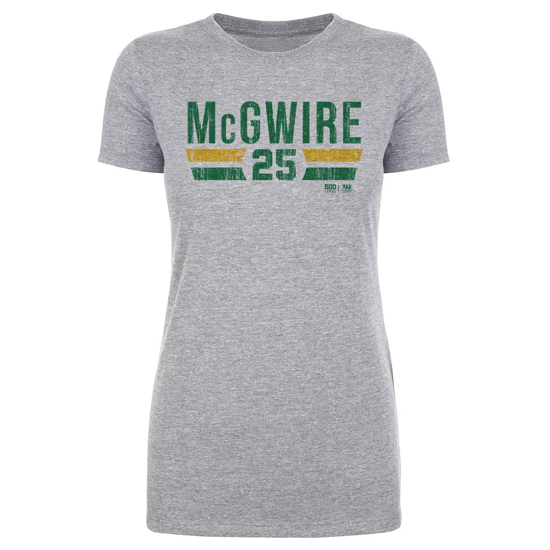Mark McGwire Oakland Font sold by 500 Level