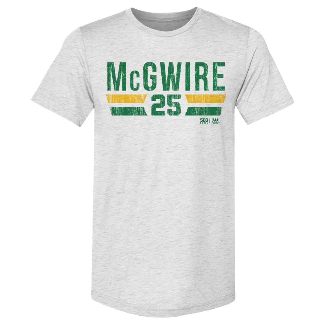 Mark McGwire Oakland Font sold by 500 Level