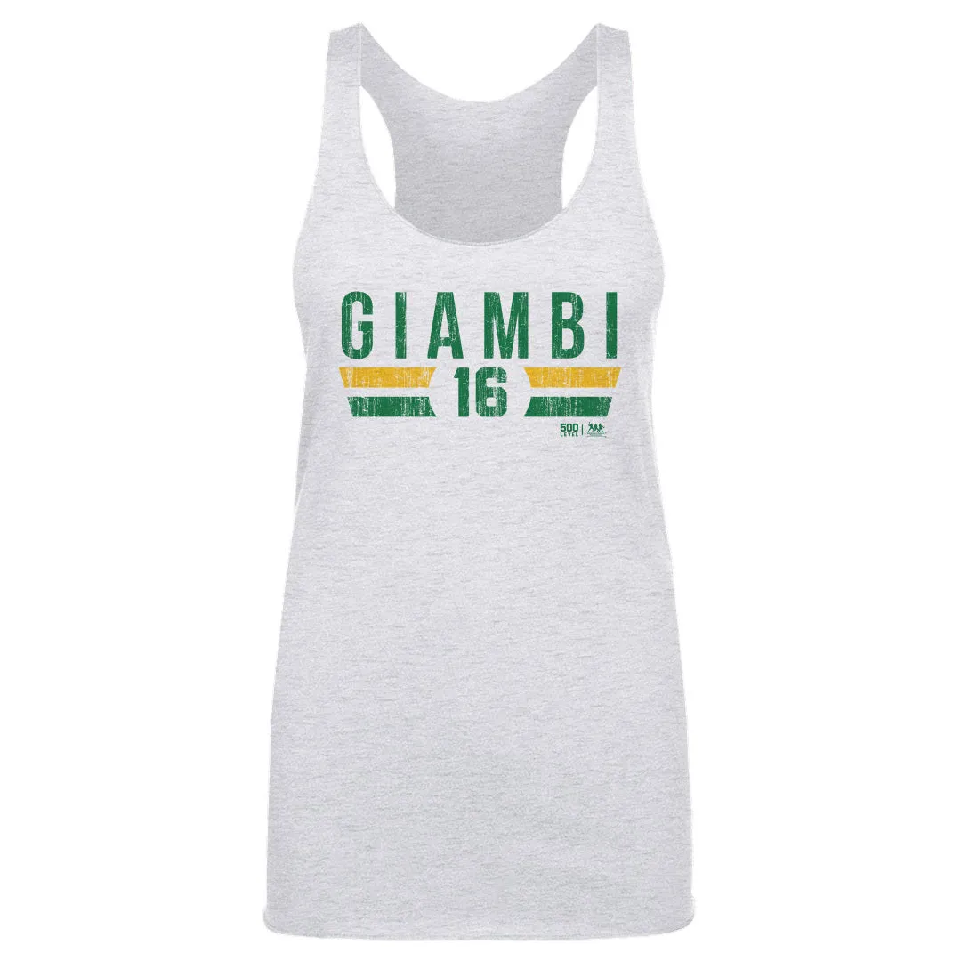 Jason Giambi Oakland Font sold by 500 Level
