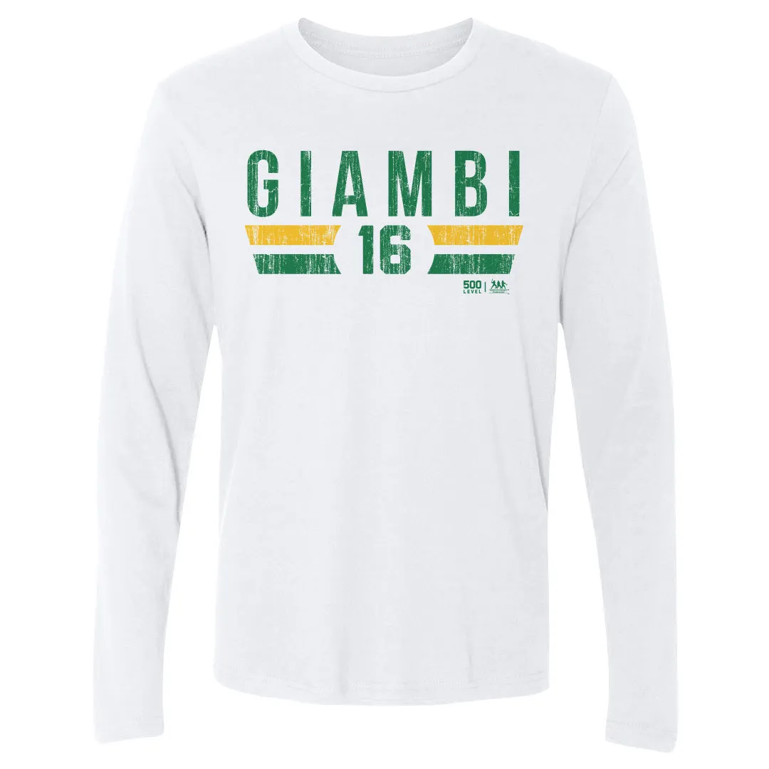 Jason Giambi Oakland Font sold by 500 Level product image thumbnail 2