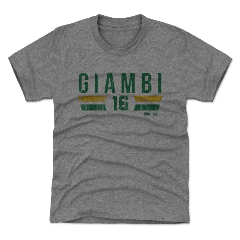 Jason Giambi Oakland Font sold by 500 Level