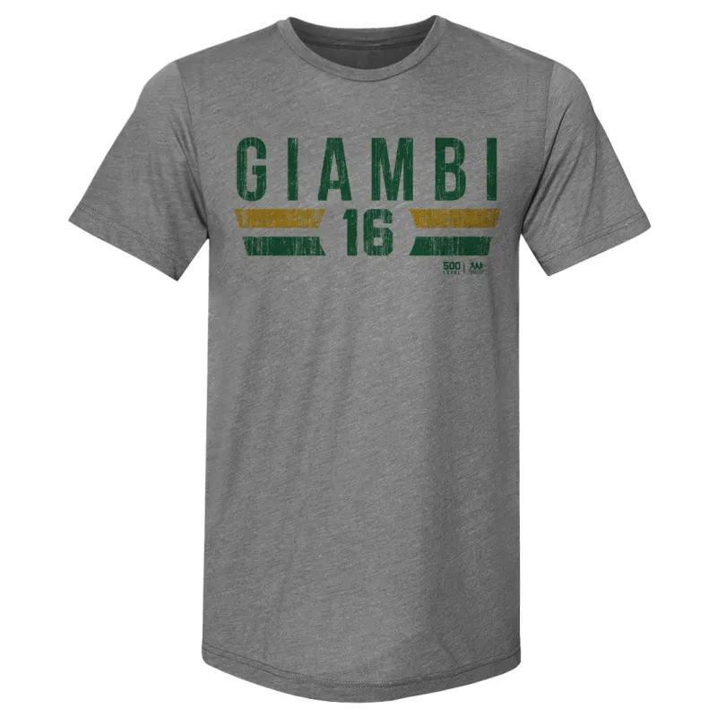 Jason Giambi Oakland Font sold by 500 Level
