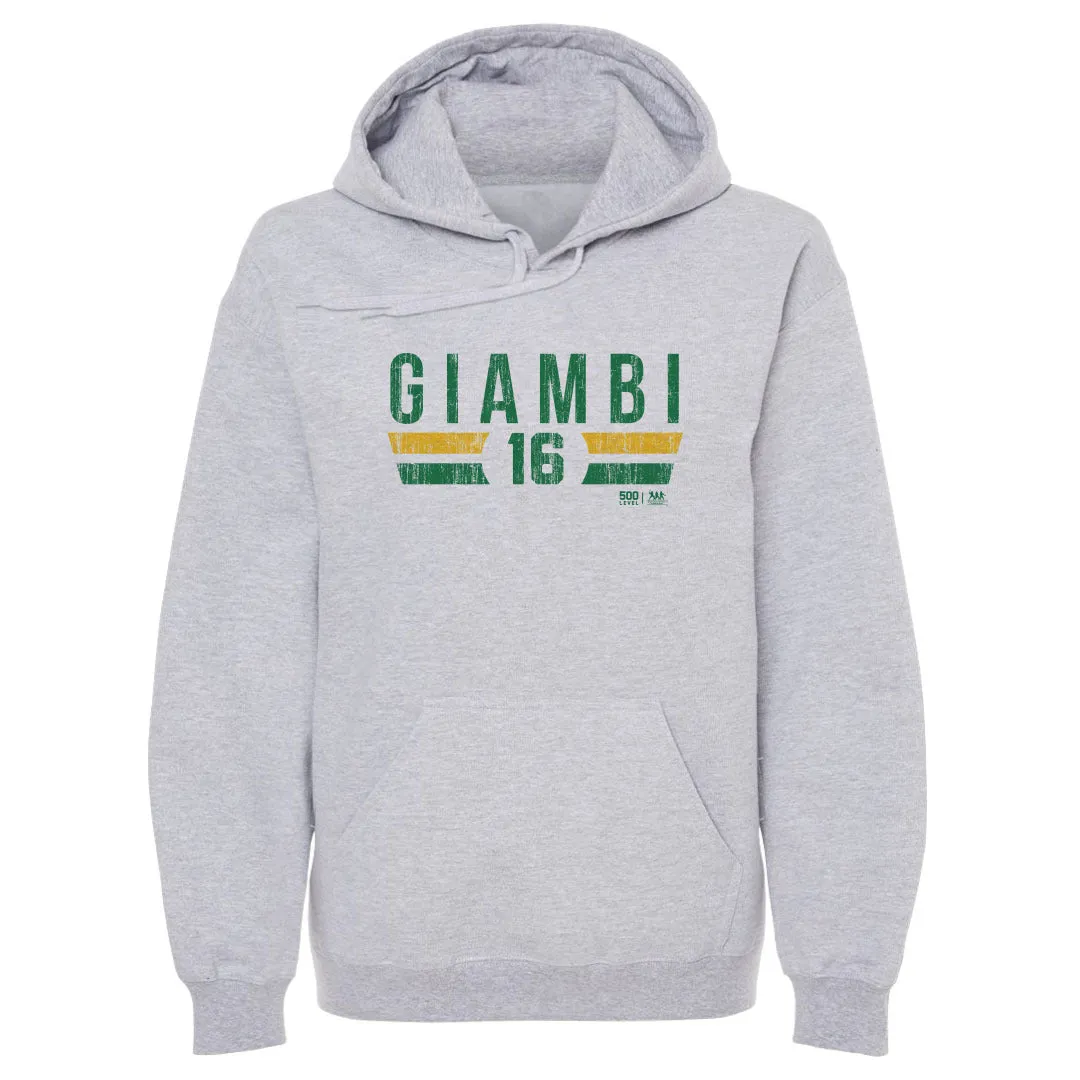 Jason Giambi Oakland Font sold by 500 Level