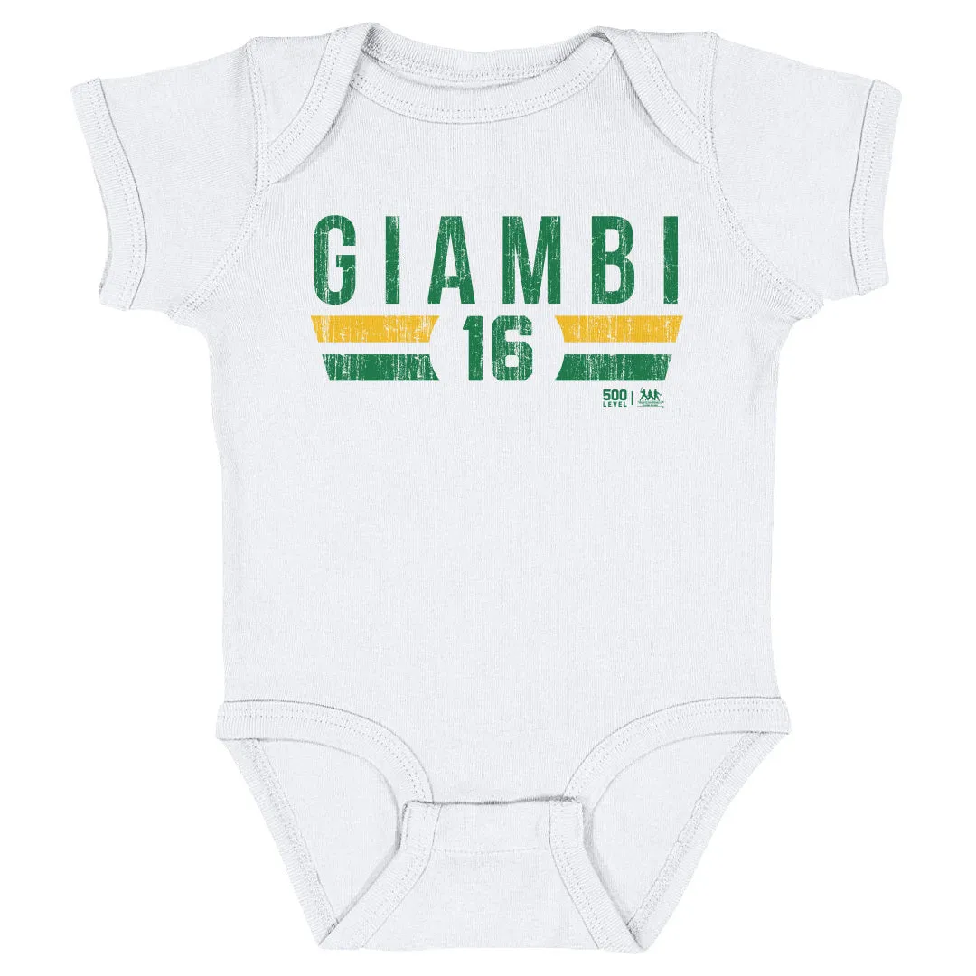 Jason Giambi Oakland Font sold by 500 Level