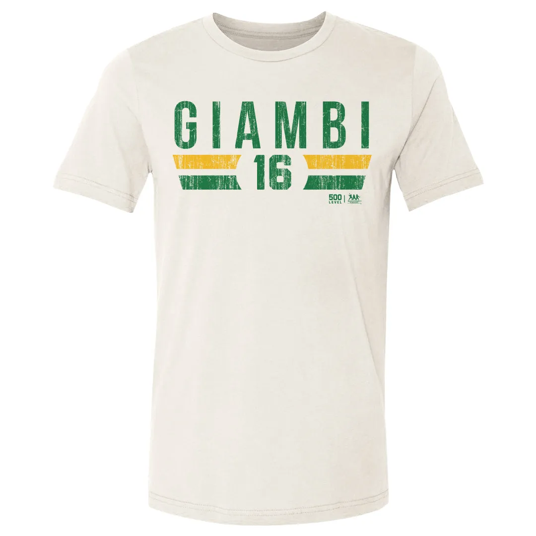 Jason Giambi Oakland Font sold by 500 Level product image thumbnail 3