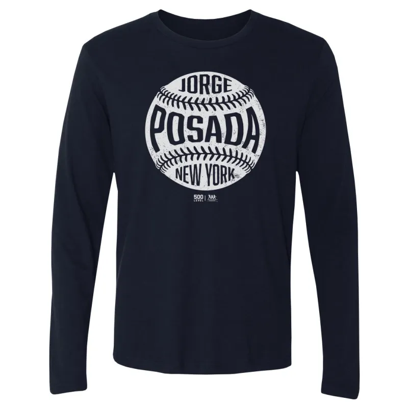 Jorge Posada New York Y Vintage Baseball WHT sold by 500 Level