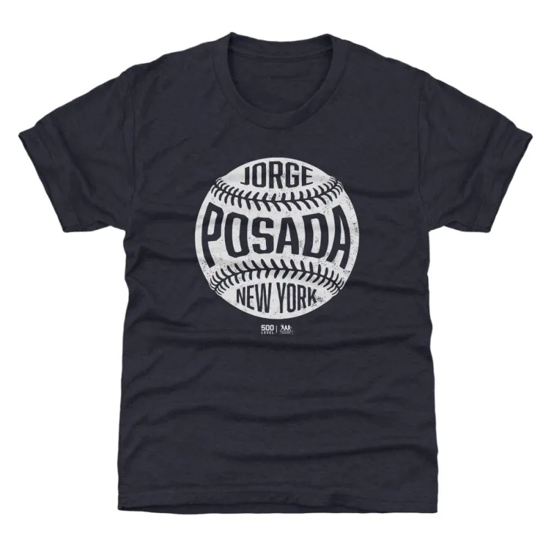 Jorge Posada New York Y Vintage Baseball WHT sold by 500 Level