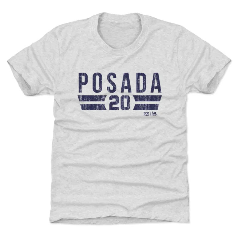 Jorge Posada New York Y Font sold by 500 Level