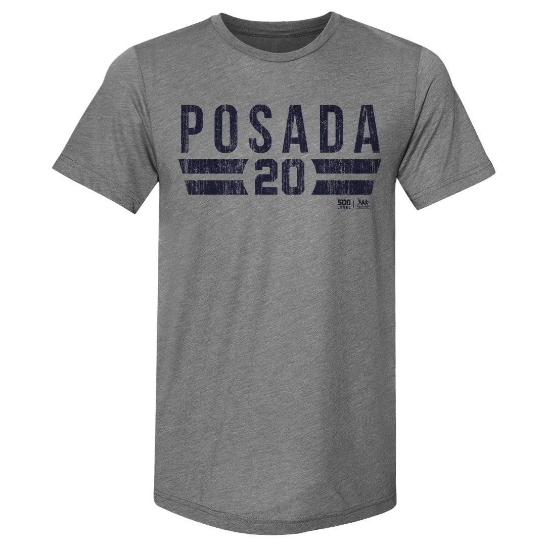 Jorge Posada New York Y Font sold by 500 Level