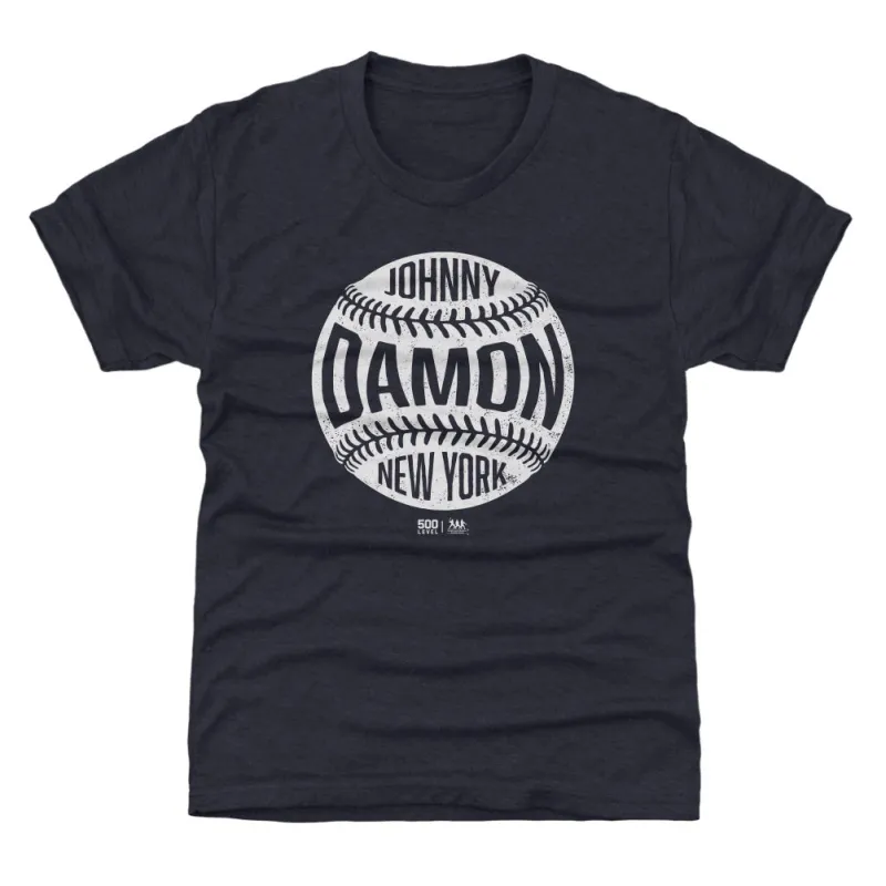 Johnny Damon New York Y Vintage Baseball WHT sold by 500 Level