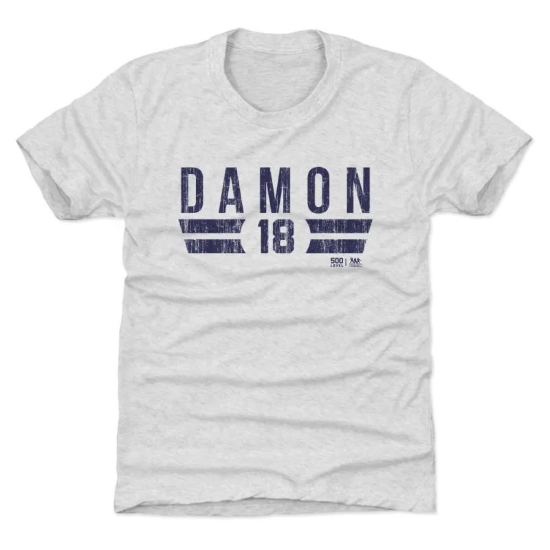 Johnny Damon New York Y Font sold by 500 Level