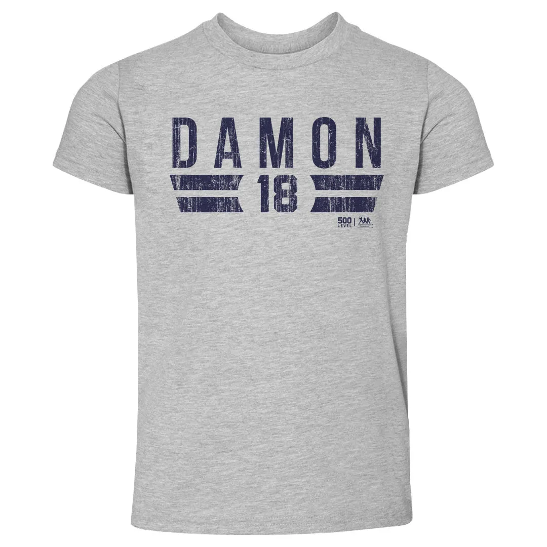 Johnny Damon New York Y Font sold by 500 Level