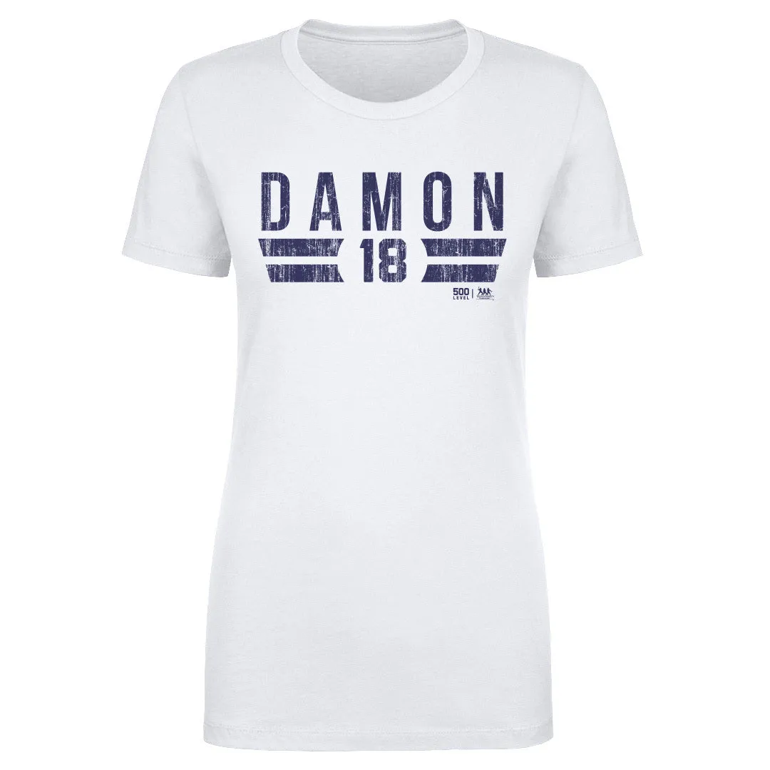 Johnny Damon New York Y Font sold by 500 Level