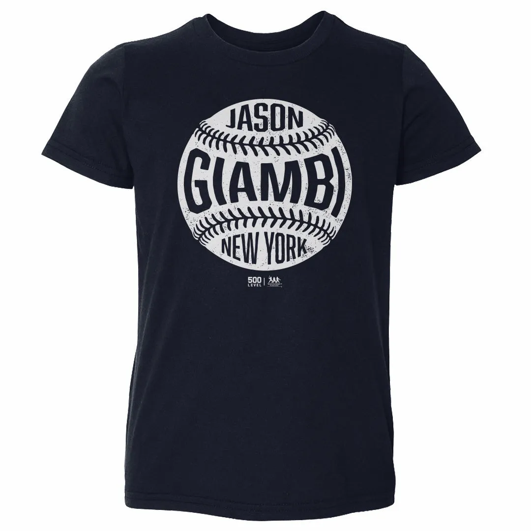 Jason Giambi New York Y Vintage Baseball WHT sold by 500 Level