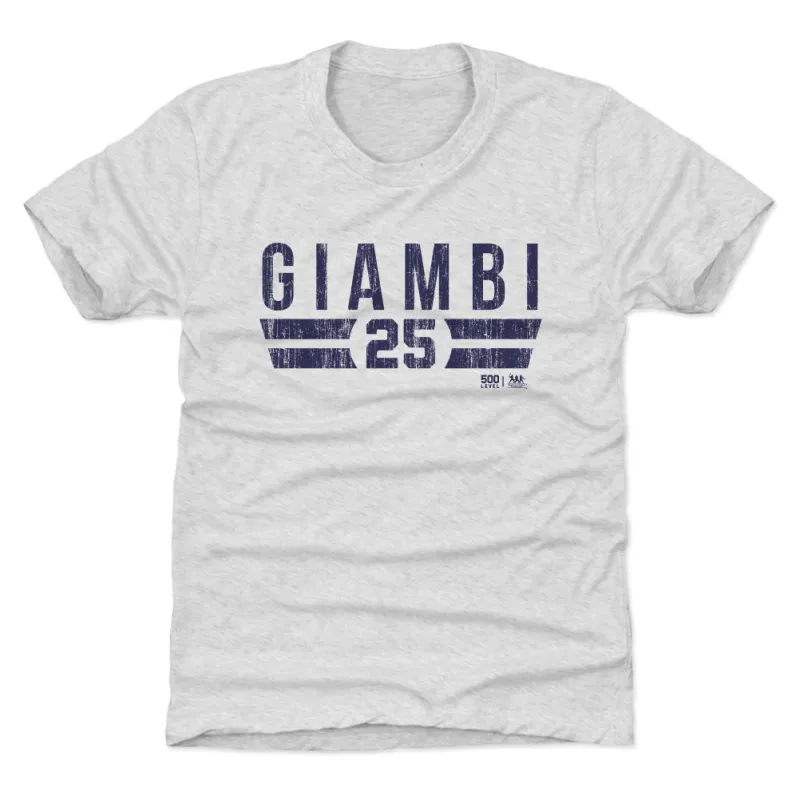 Jason Giambi New York Y Font sold by 500 Level