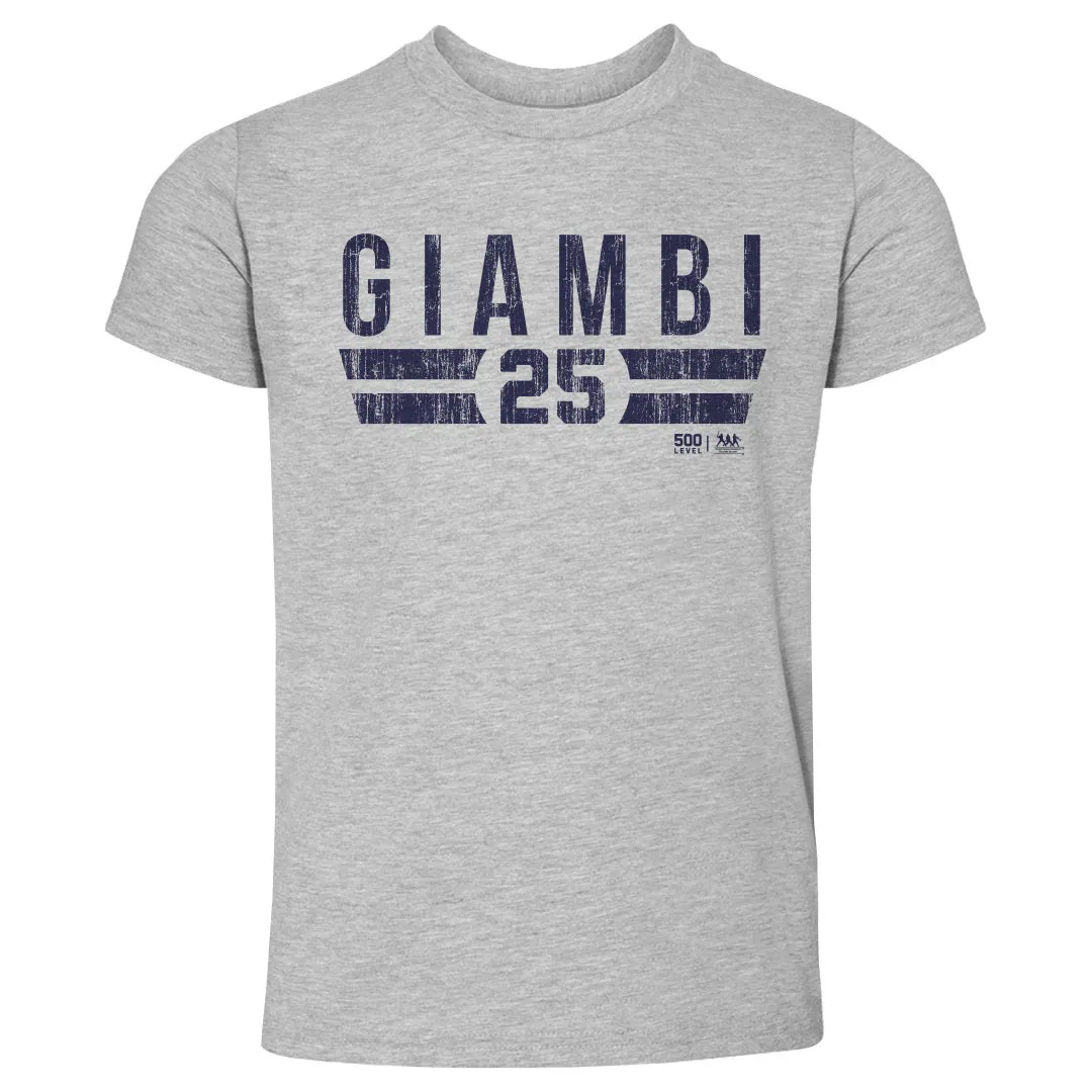 Jason Giambi New York Y Font sold by 500 Level